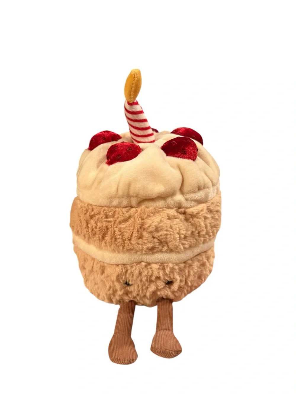 NWT Official Jellycat Amuseables Birthday Cake Fluffy Plush Toy